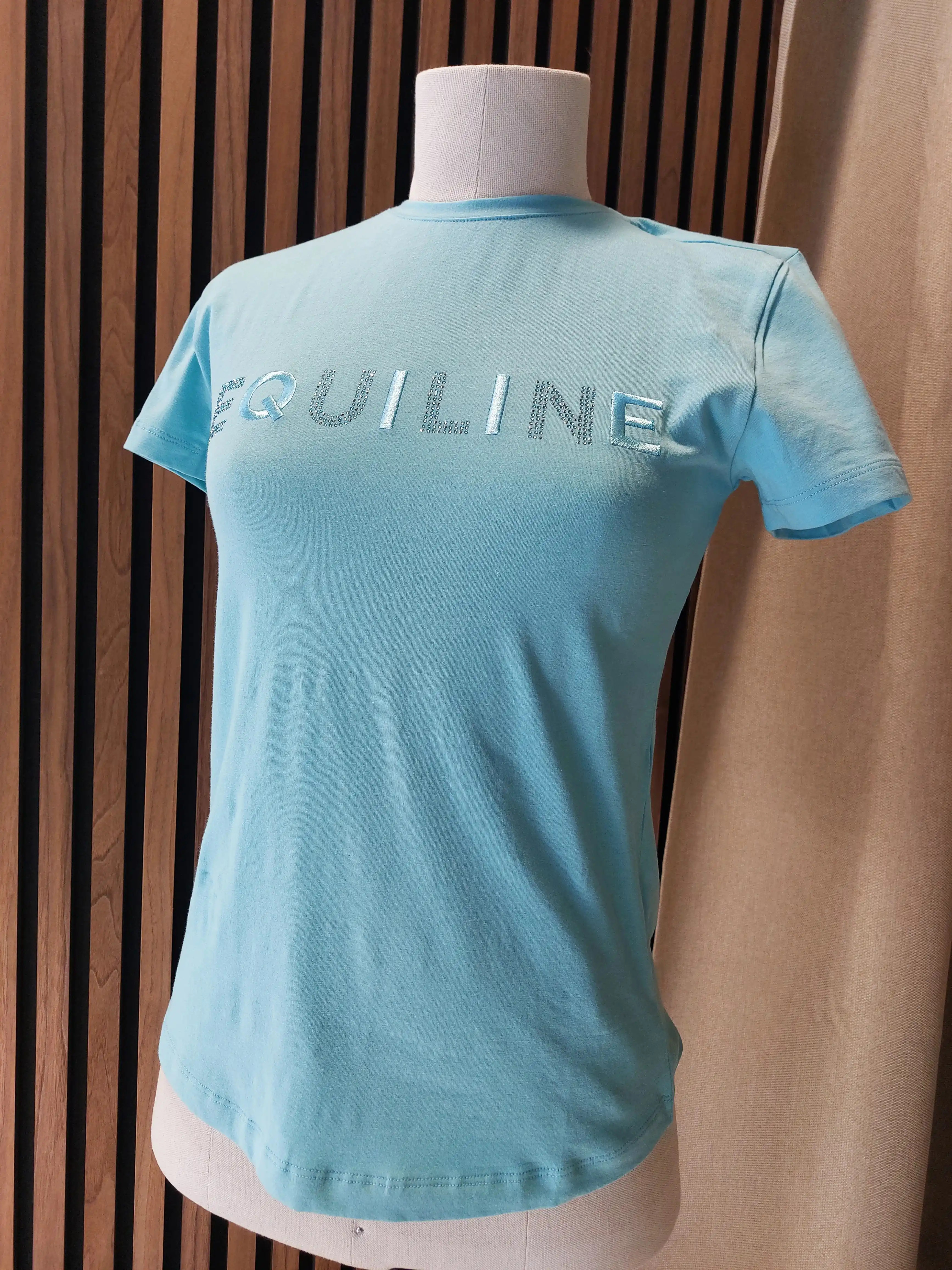 Equiline Women's T-Shirt Gelig Glamour - Tibetan Stone Equiline Women's T-Shirt Gelig Glamour - Tibetan Stone