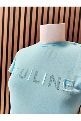 Equiline Women's T-Shirt Gelig Glamour - Tibetan Stone Equiline Women's T-Shirt Gelig Glamour - Tibetan Stone