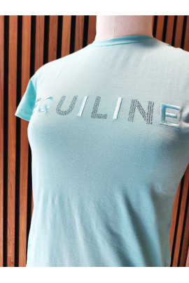 Equiline Women's T-Shirt Gelig Glamour - Tibetan Stone Equiline Women's T-Shirt Gelig Glamour - Tibetan Stone