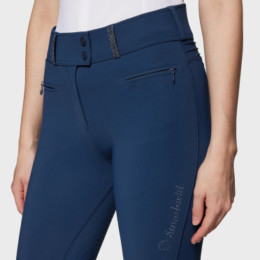 Samshield Dames Rijbroek Claranova Full Grip - Celestial Blue