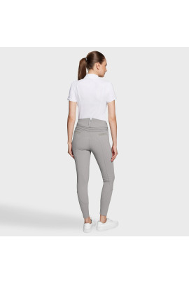 Samshield Women's Riding Breeches Claranova Full Grip - Mineral Samshield Women's Riding Breeches Claranova Full Grip - Mineral