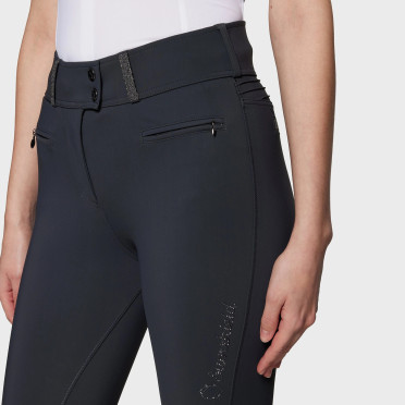 Samshield Dames Rijbroek Claranova Full Grip - Antraciet Samshield Dames Rijbroek Claranova Full Grip - Antraciet