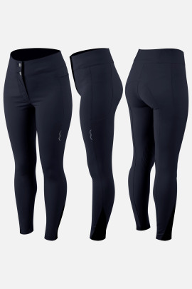 Animo Dames Rijbroek Nedgar Knie Grip High Waist - Navy