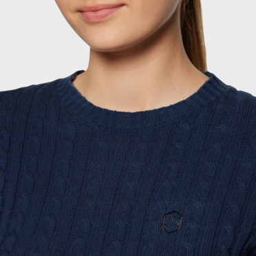 Samshield Dames Pullover Lidy Korte Mouw - Celestial Blue