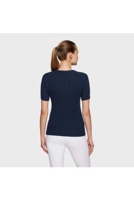 Samshield Dames Pullover Lidy Korte Mouw - Celestial Blue