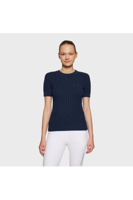 Samshield Dames Pullover Lidy Korte Mouw - Celestial Blue