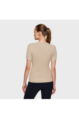 Samshield Dames Pullover Lidy Korte Mouw - Sand