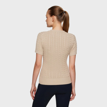 Samshield Dames Pullover Lidy Korte Mouw - Sand