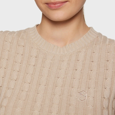 Samshield Dames Pullover Lidy Korte Mouw - Sand