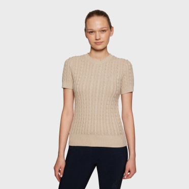 Samshield Dames Pullover Lidy Korte Mouw - Sand