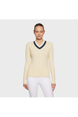 Samshield Women's Pullover Lisa Colored - Lemonade/Navy