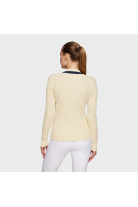 Samshield Dames Pullover Lisa Colored - Lemonade/Navy
