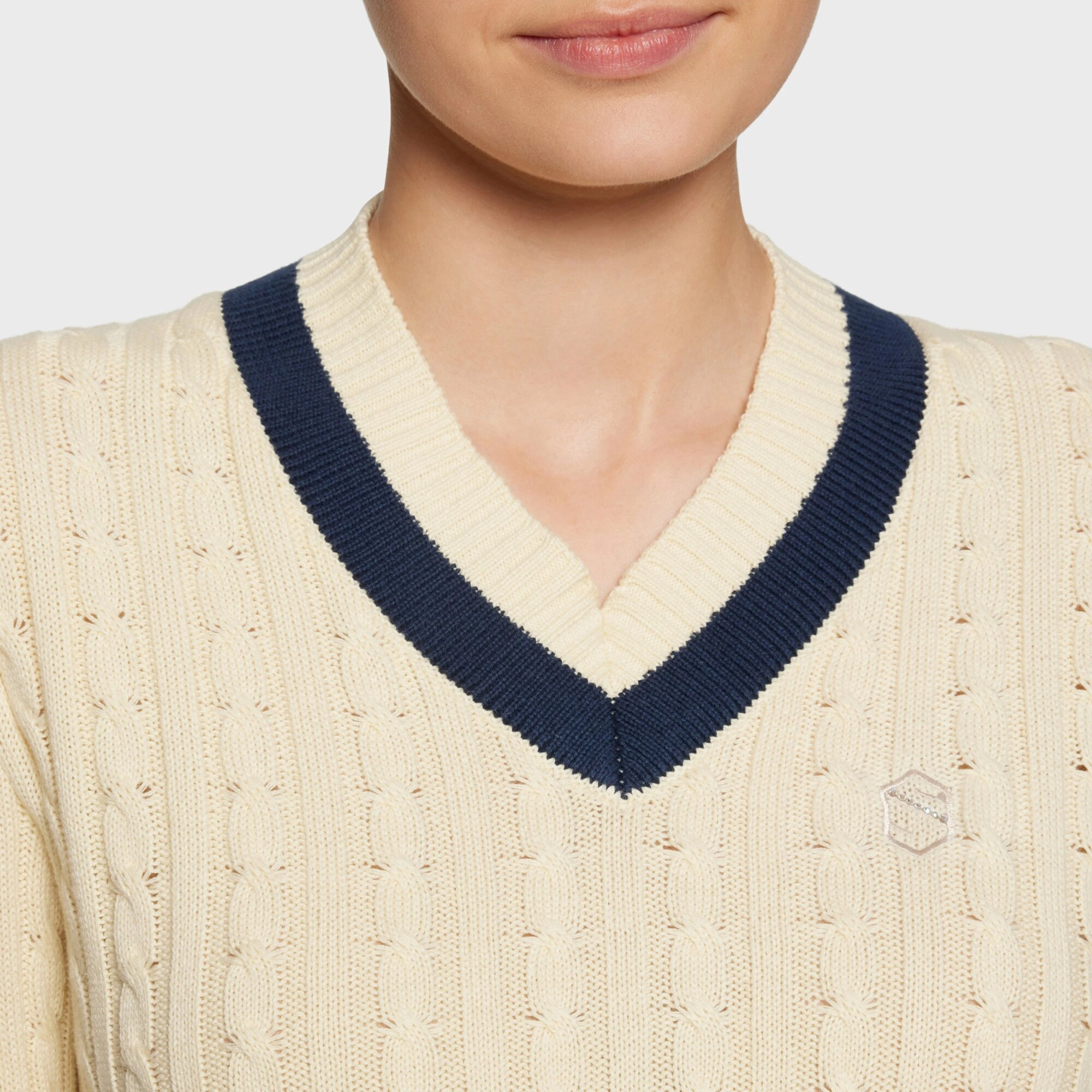 Samshield Dames Pullover Lisa Colored - Lemonade/Navy