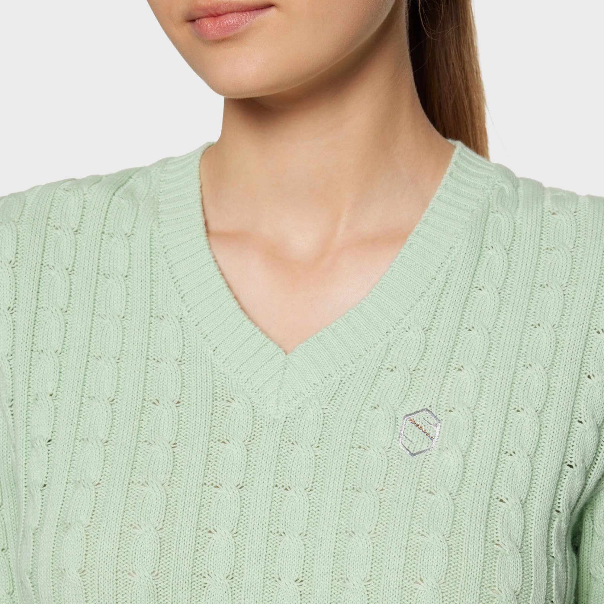 Samshield Dames Pullover Lisa Twisted - Pistache