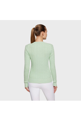 Samshield Dames Pullover Lisa Twisted - Pistache