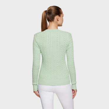 Samshield Dames Pullover Lisa Twisted - Pistache