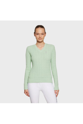 Samshield Women's Pullover Lisa Twisted - Pistaccio