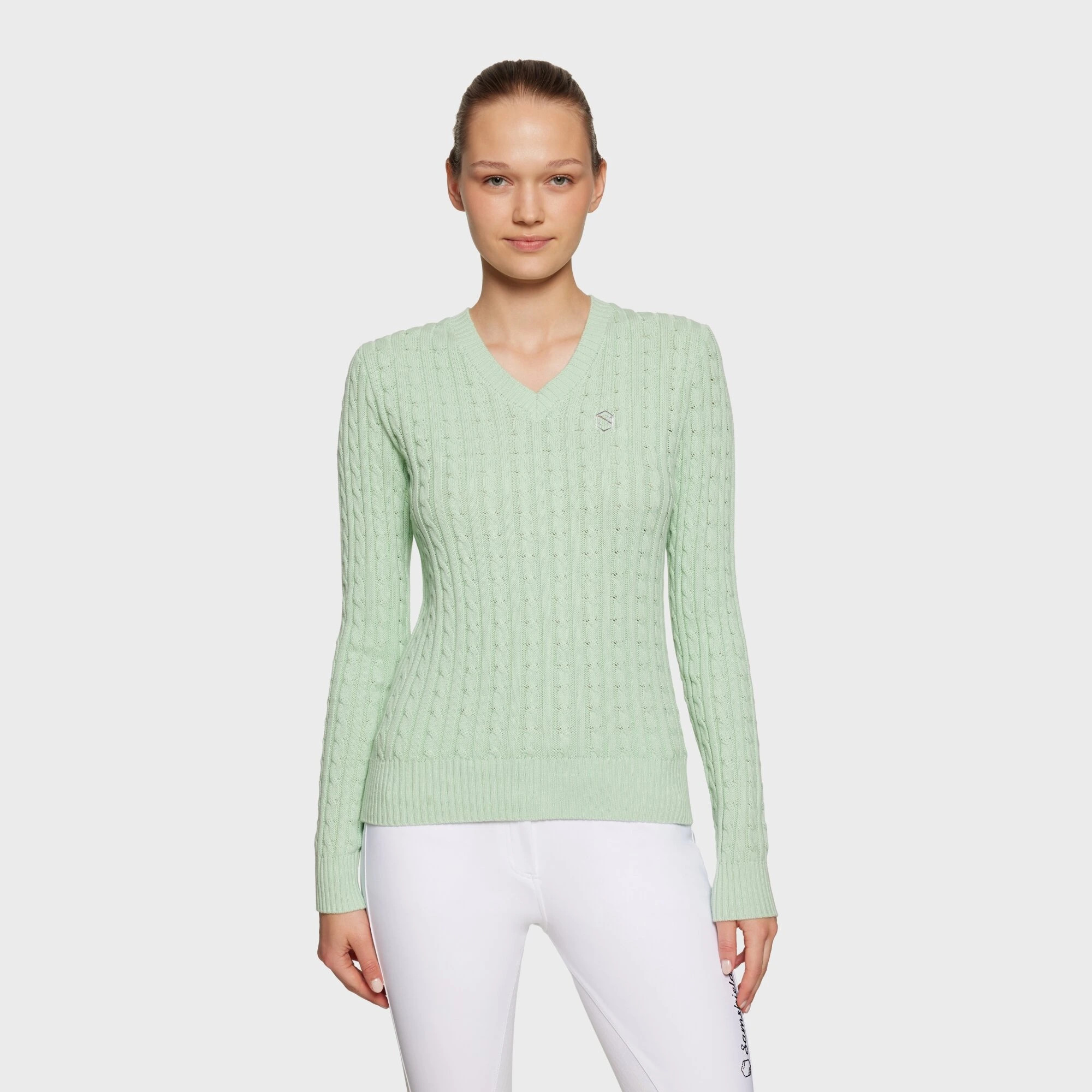 Samshield Dames Pullover Lisa Twisted - Pistache