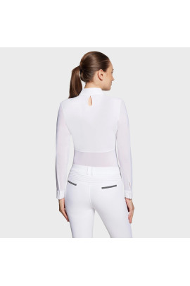 Samshield Dames Wedstrijdshirt Lily Boreal - Wit Paradise Shine