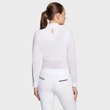 Samshield Dames Wedstrijdshirt Lily Boreal - Wit Paradise Shine