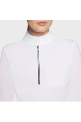 Samshield Dames Wedstrijdshirt Lily Boreal - Wit Paradise Shine