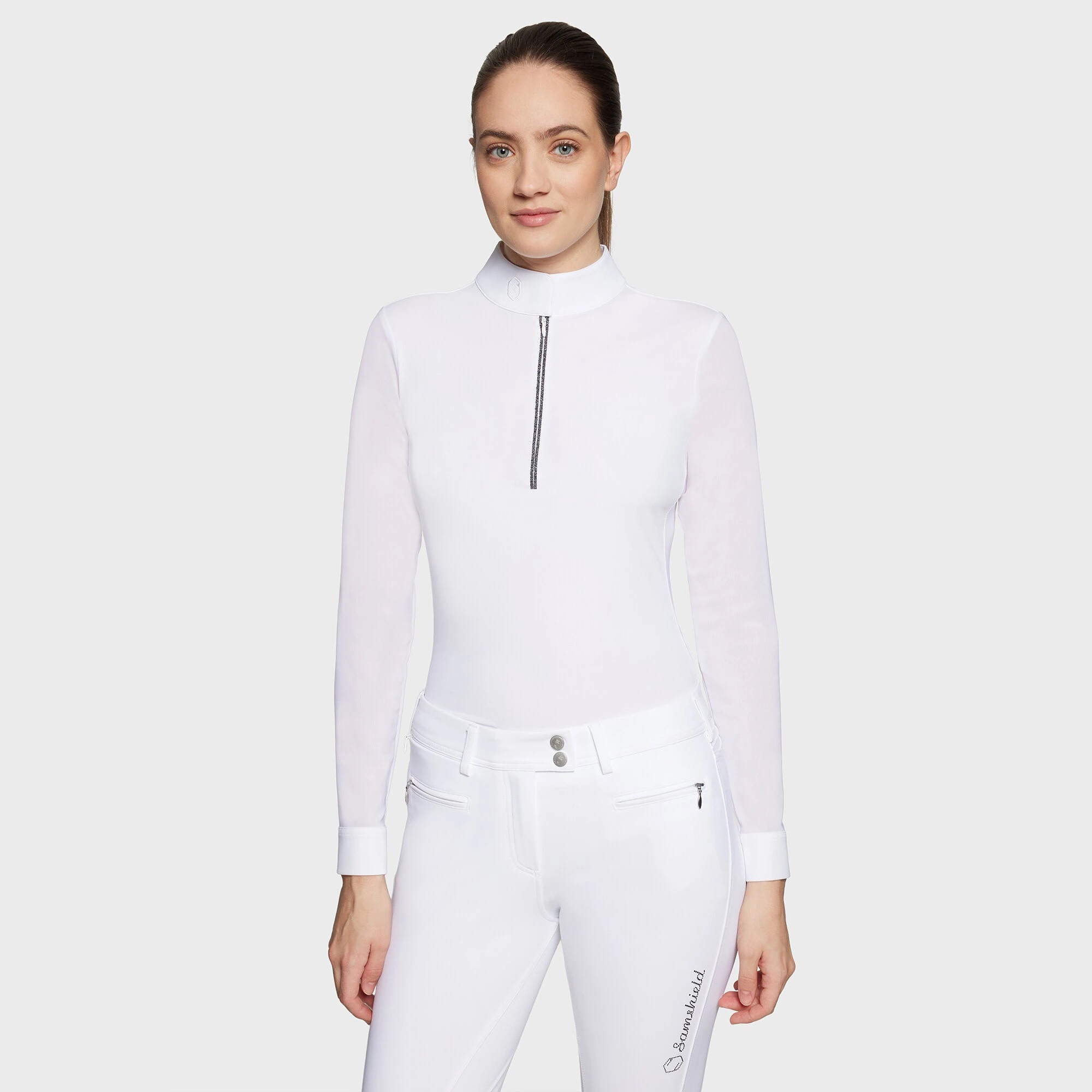 Samshield Dames Wedstrijdshirt Lily Boreal - Wit Paradise Shine