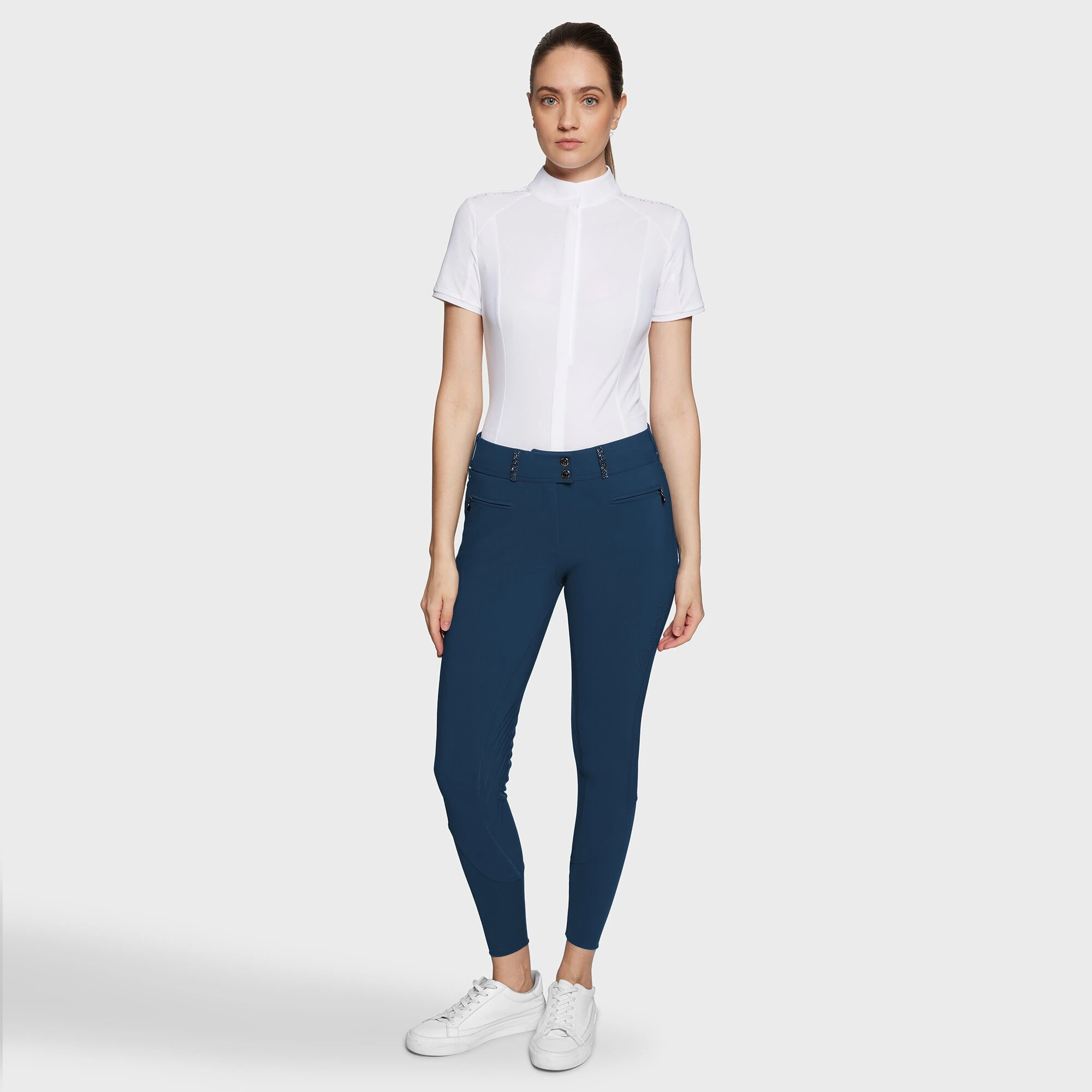 Samshield Dames Rijbroek Clara Premium Full Grip - Celestial Blue