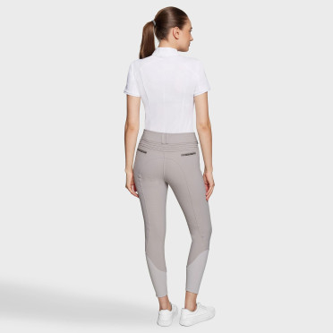 Samshield Women's Riding Breeches Clara Premium Full Grip - Mineral