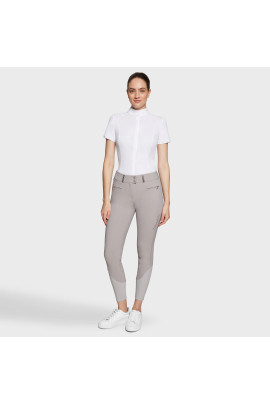 Samshield Women's Riding Breeches Clara Premium Full Grip - Mineral