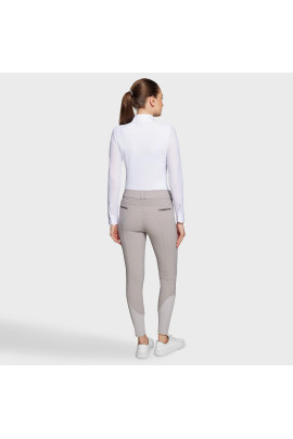 Samshield Women's Riding Breeches Clara Premium Knee Grip - Mineral