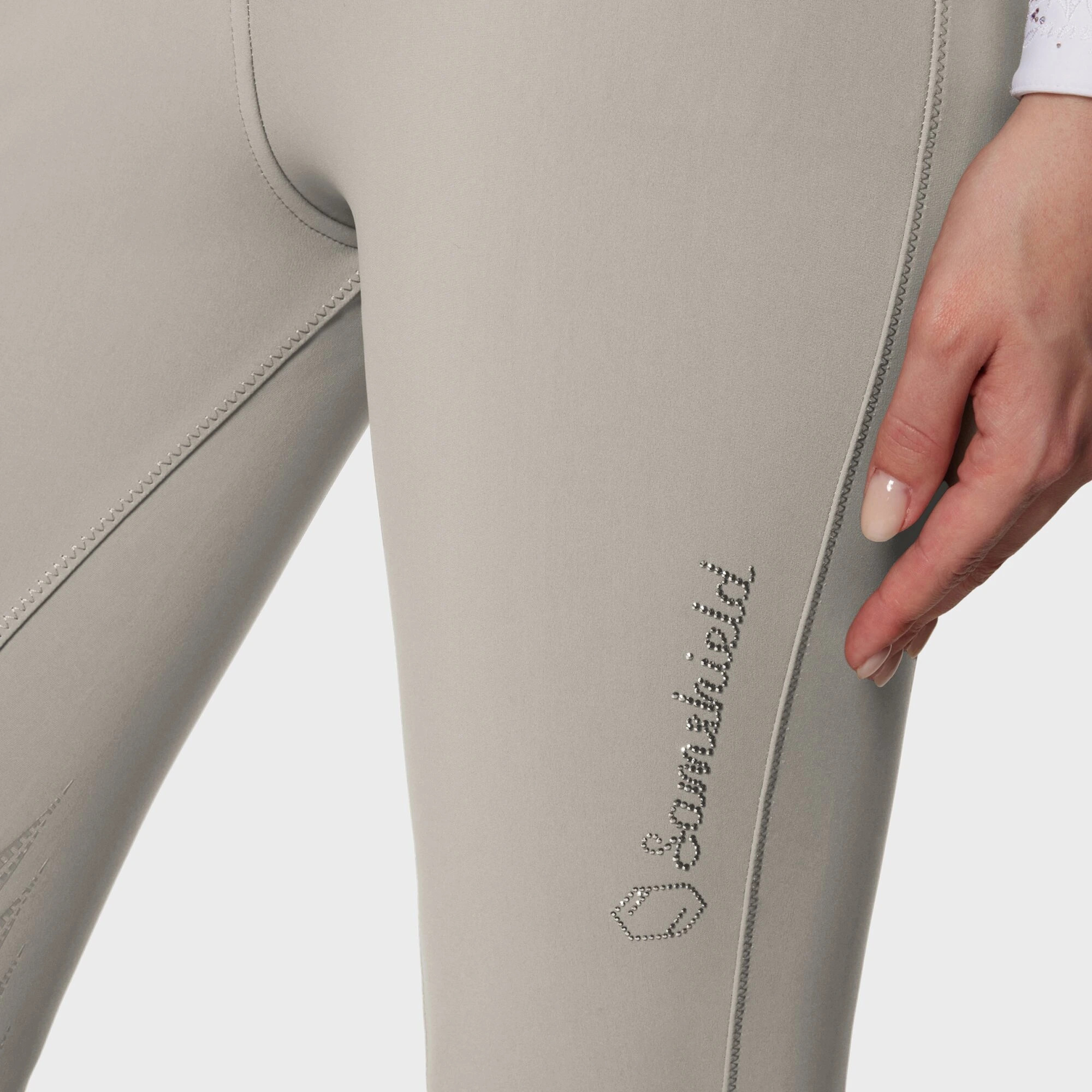 Samshield Dames Rijbroek Claranova Knie Grip - Beige
