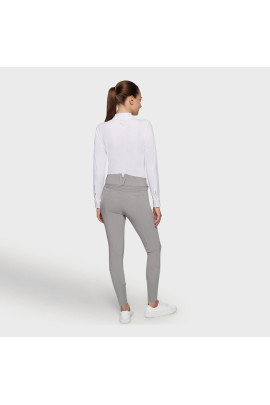 Samshield Women's Riding Breeches Claranova Knee Grip - Mineral Samshield Women's Riding Breeches Claranova Knee Grip - Mineral