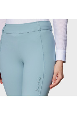 Samshield Women's Riding Breeches Tallia Full Grip - Spring Sky