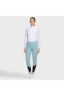 Samshield Women's Riding Breeches Tallia Full Grip - Spring Sky