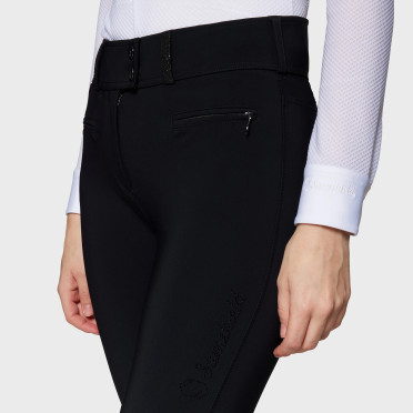 Samshield Dames Rijbroek Claranova Knie Grip - Zwart Samshield Dames Rijbroek Claranova Knie Grip - Zwart