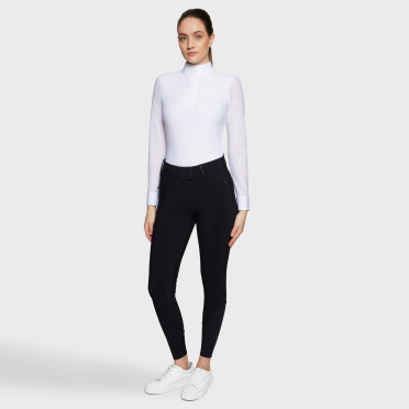 Samshield Dames Rijbroek Claranova Knie Grip - Zwart Samshield Dames Rijbroek Claranova Knie Grip - Zwart