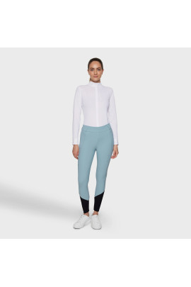 Samshield Women's Riding Breeches Tallia Knee Grip - Spring Sky