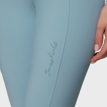 Samshield Women's Riding Breeches Tallia Knee Grip - Spring Sky