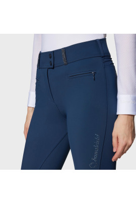 Samshield Dames Rijbroek Claranova Knie Grip - Celestial Blue