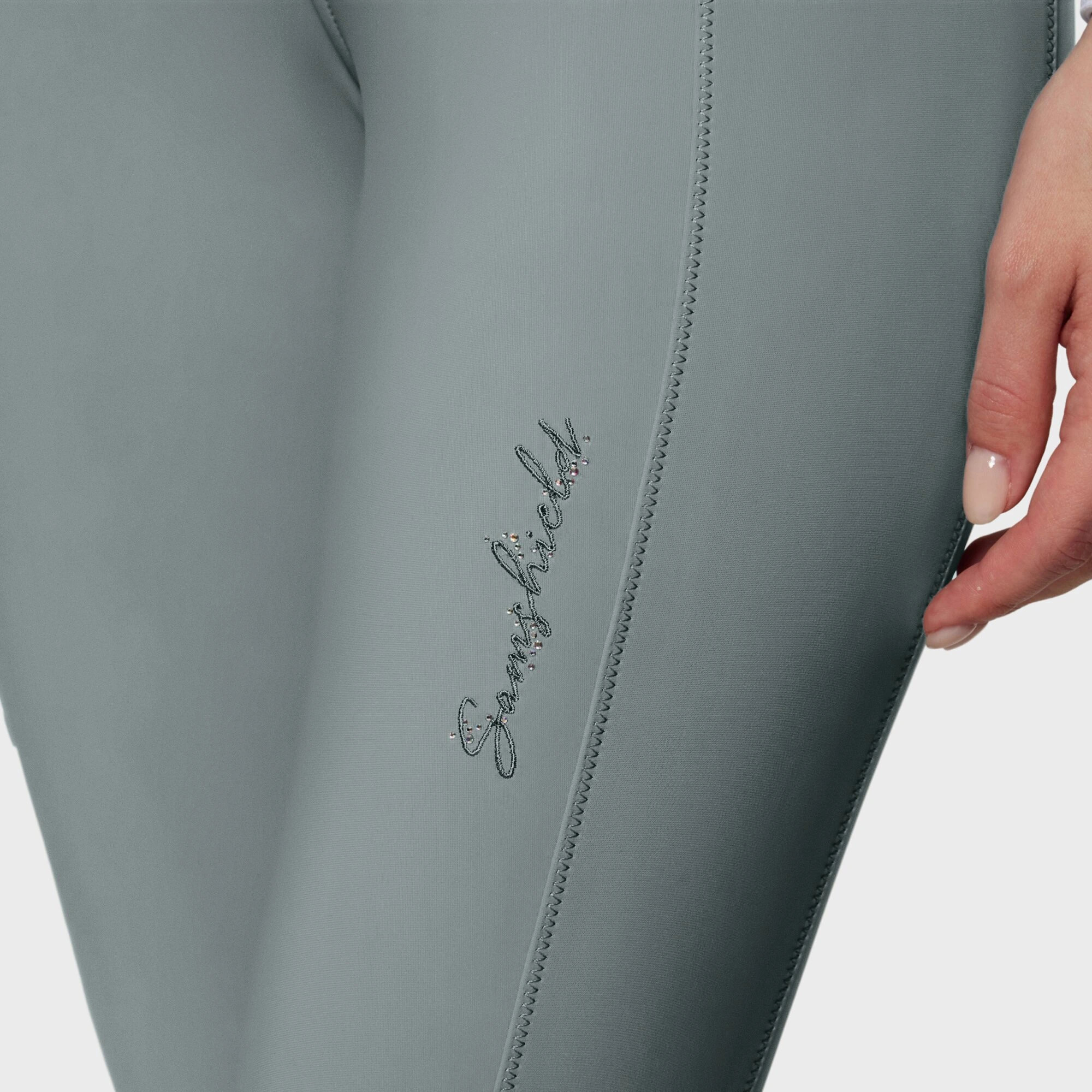 Samshield Women's Riding Breeches Knee Grip Tallia - Nickel