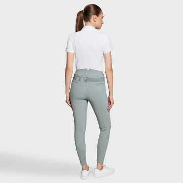 Samshield Women's Riding Breeches Claranova Full Grip - Nickel | Ridershouse Samshield Women's Riding Breeches Claranova Full Grip - Nickel | Ridershouse