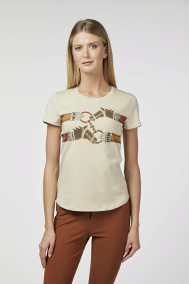 Bestel direct: Vestrum Arborea T-shirt Beige – Comfort & Stijl