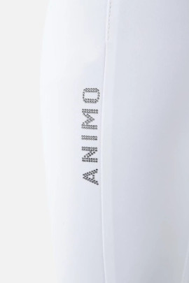 Animo Women's Riding Breeches Namica Knee Grip High Waist - White
