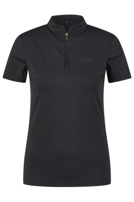Pikeur Zip Shirt Black – Classic & Functional Training Shirt