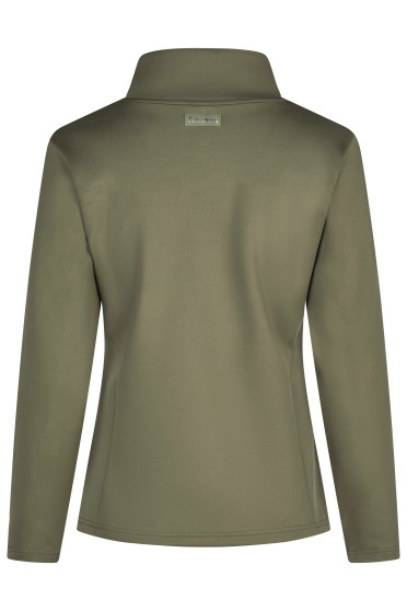 Eskadron Classic Sports Women's Zip Shirt - Dark Green