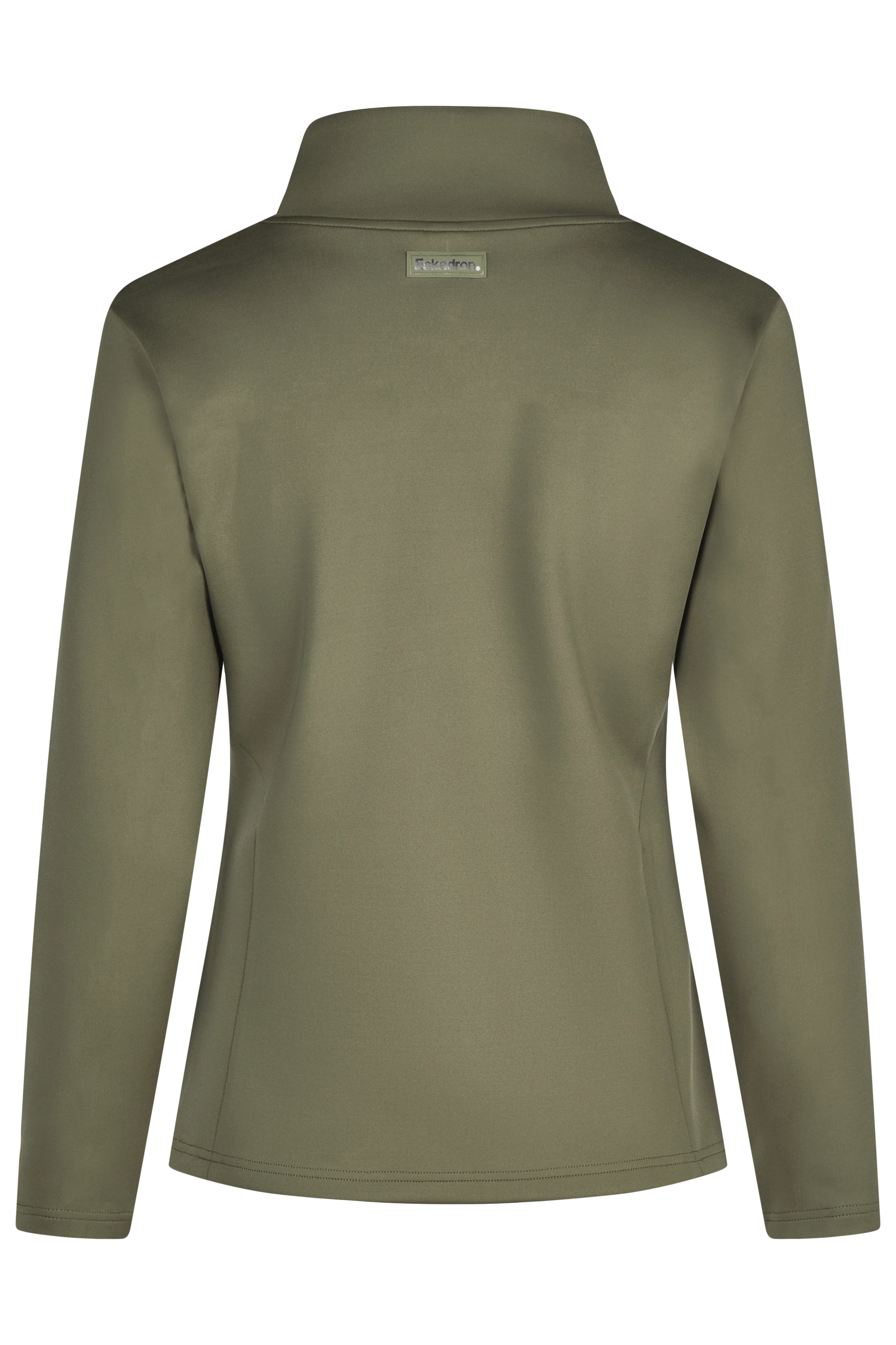 Eskadron Classic Sports Women's Zip Shirt - Dark Green