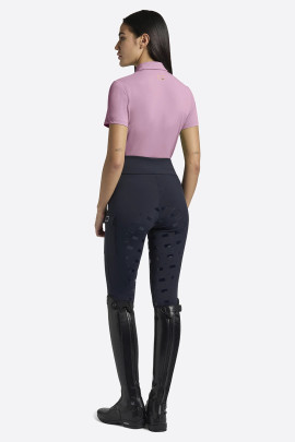 RG Italy Dames Poloshirt Micro Perforated Jersey - Roze RG Italy Dames Poloshirt Micro Perforated Jersey - Roze