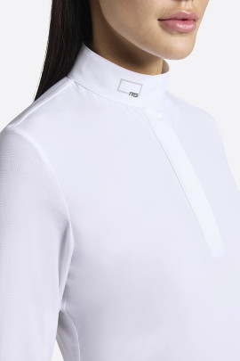 RG Italy Dames Wedstrijdshirt Jacquard Jersey - Wit