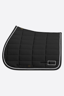 RG Italy Zadeldekje Jersey Trim Springen | Zwart
