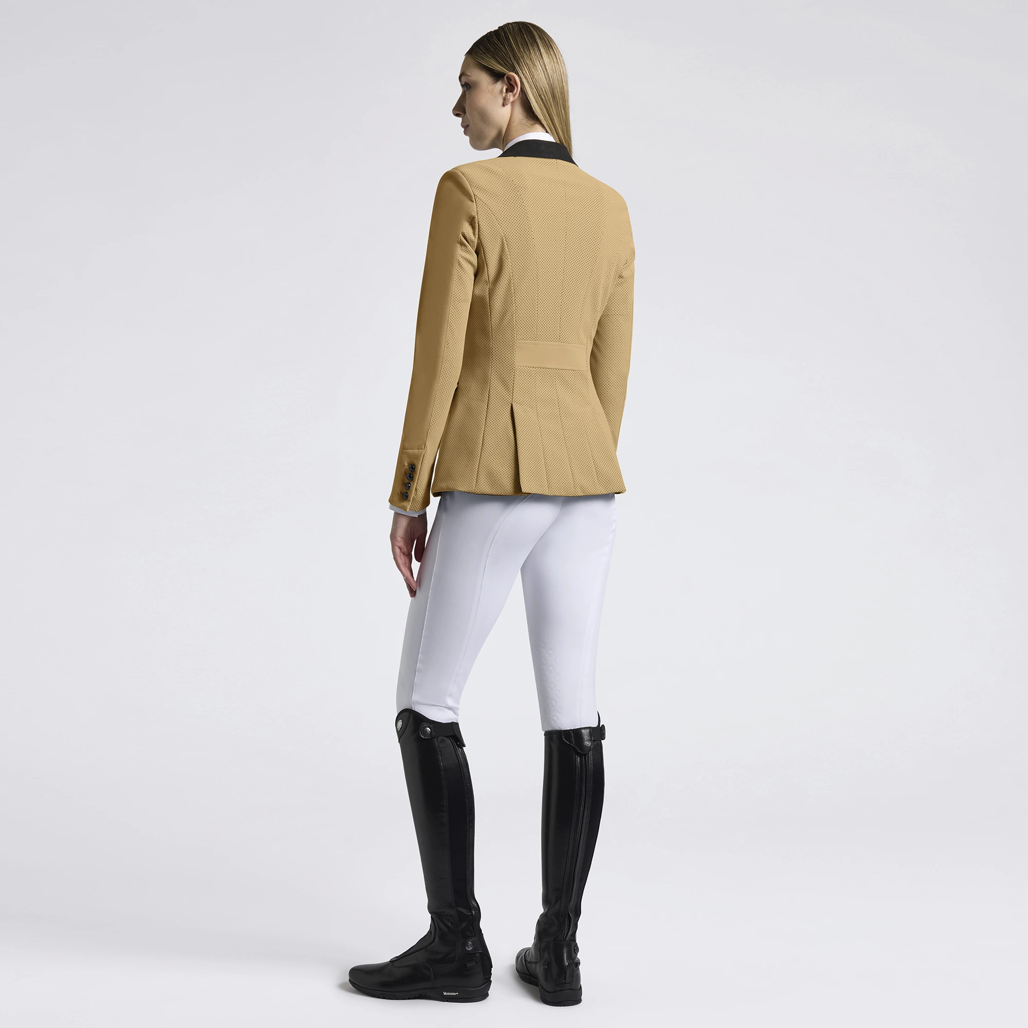 Cavalleria Toscana Dames Wedstrijdjasje GP Perforated - Tan